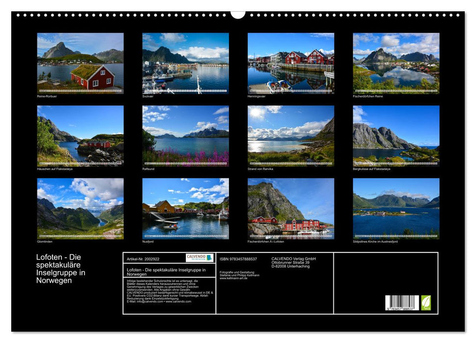 Lofoten - Die spektakuläre Inselgruppe in Norwegen (CALVENDO Wandkalender 2026)