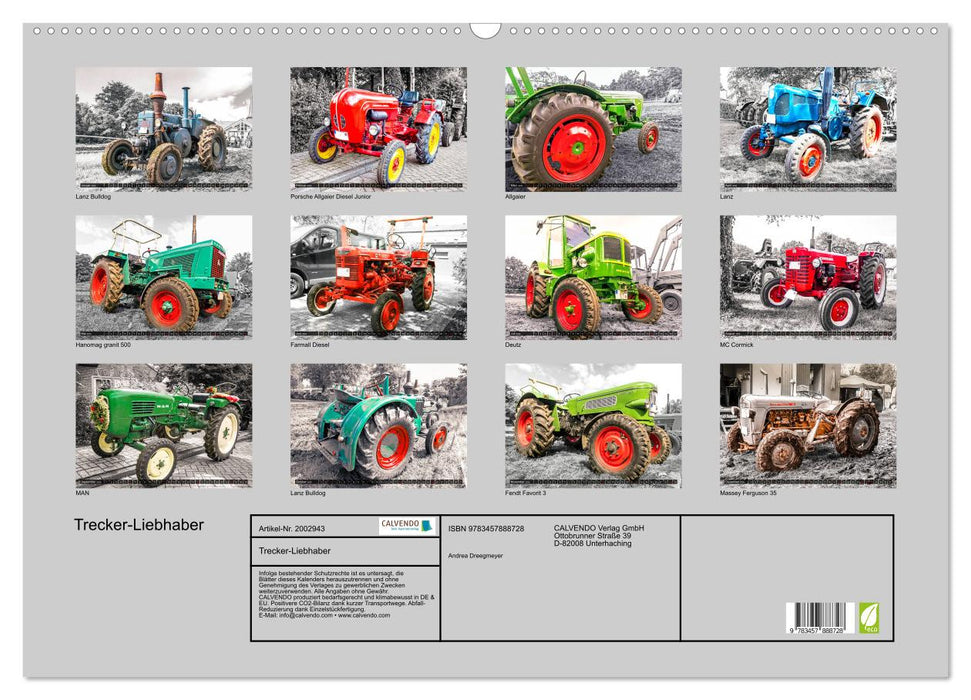 Trecker-Liebhaber (CALVENDO Wandkalender 2026)
