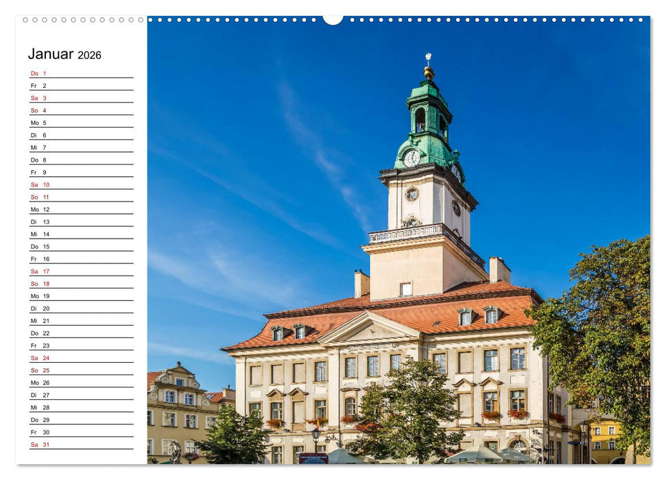 HIRSCHBERG Impressionen aus Jelenia Góra und Umgebung (CALVENDO Wandkalender 2026)