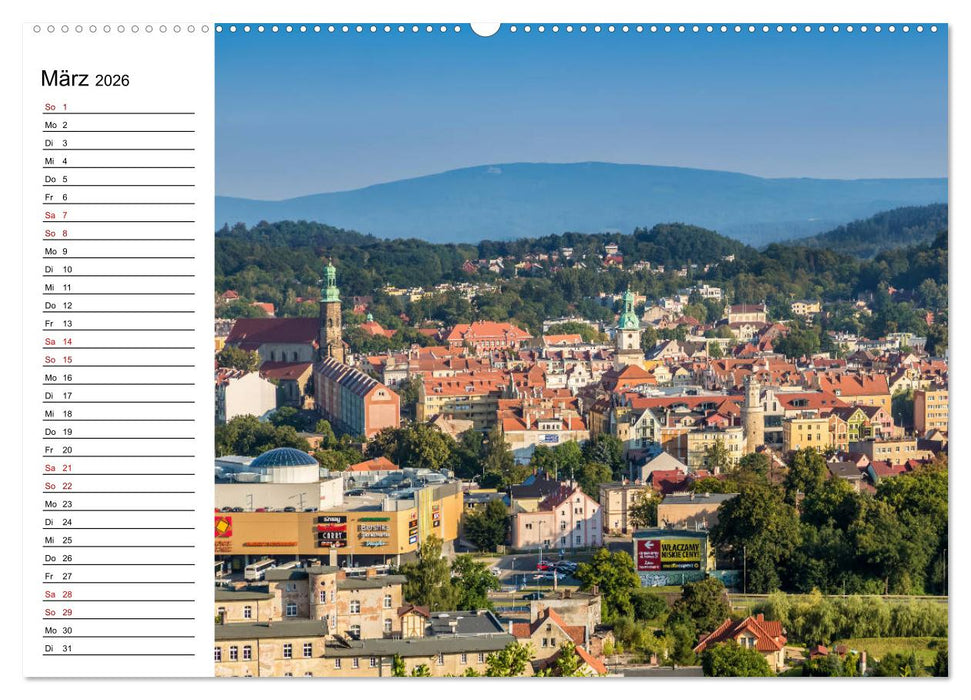 HIRSCHBERG Impressionen aus Jelenia Góra und Umgebung (CALVENDO Wandkalender 2026)