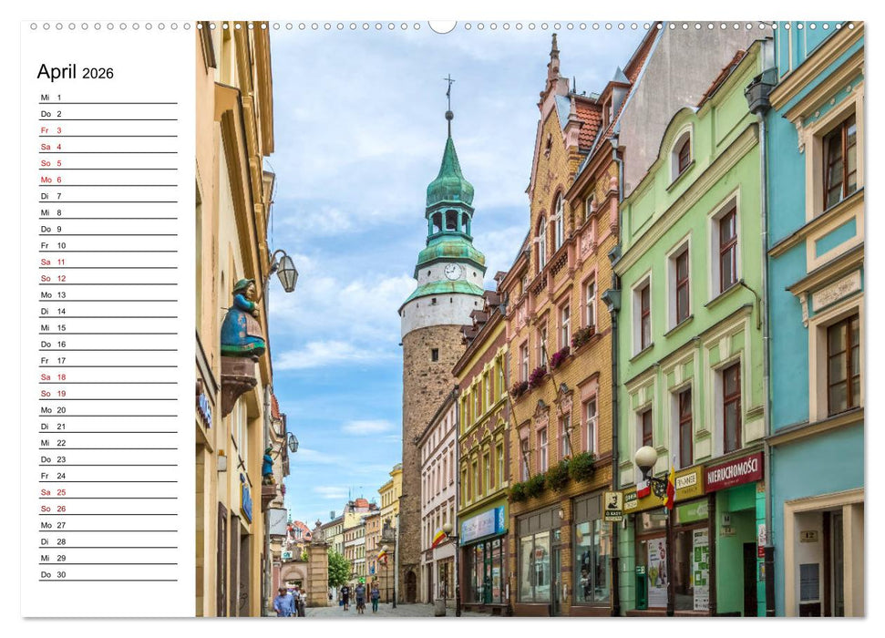 HIRSCHBERG Impressionen aus Jelenia Góra und Umgebung (CALVENDO Wandkalender 2026)