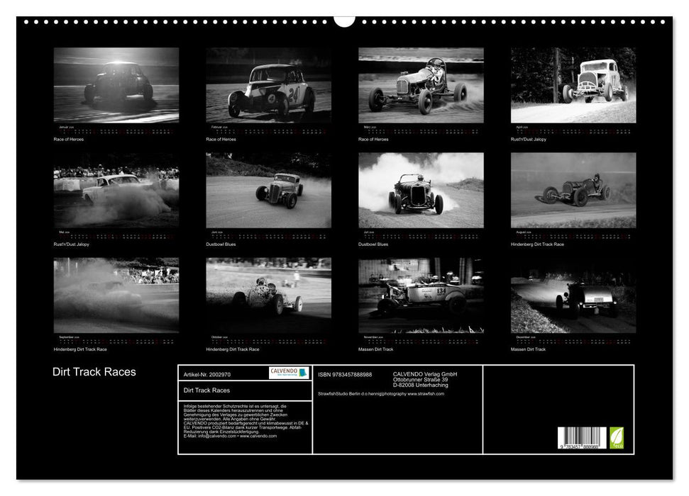 Dirt Track Races (CALVENDO Wandkalender 2026)
