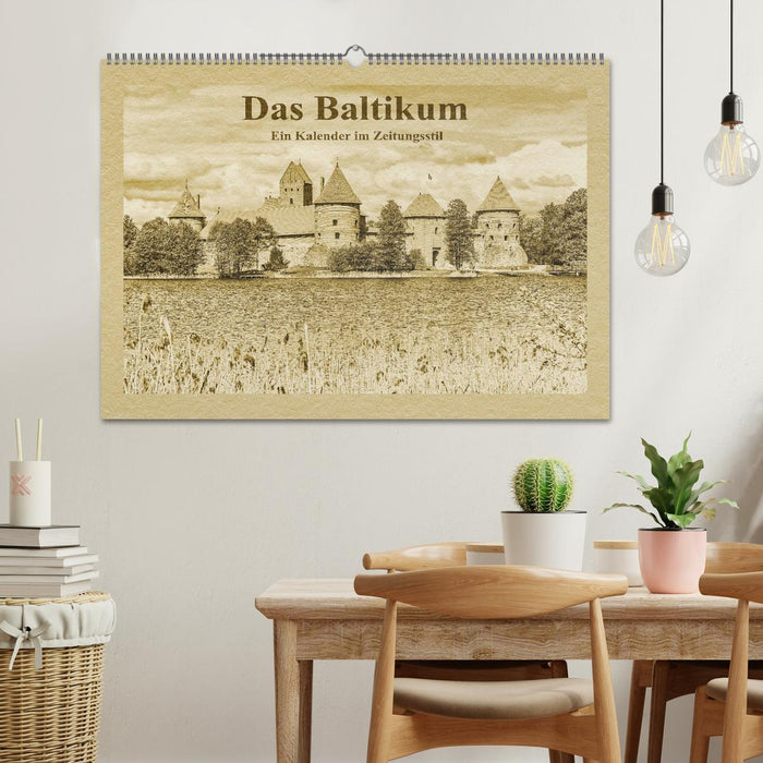 Das Baltikum - Ein Kalender im Zeitungsstil (CALVENDO Wandkalender 2026)