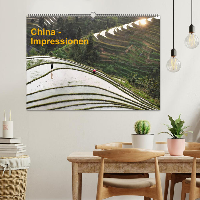 China-Impressionen (CALVENDO Wandkalender 2026)
