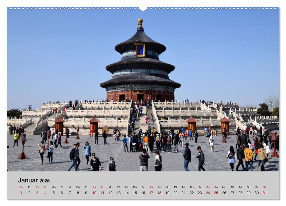 China-Impressionen (CALVENDO Wandkalender 2026)