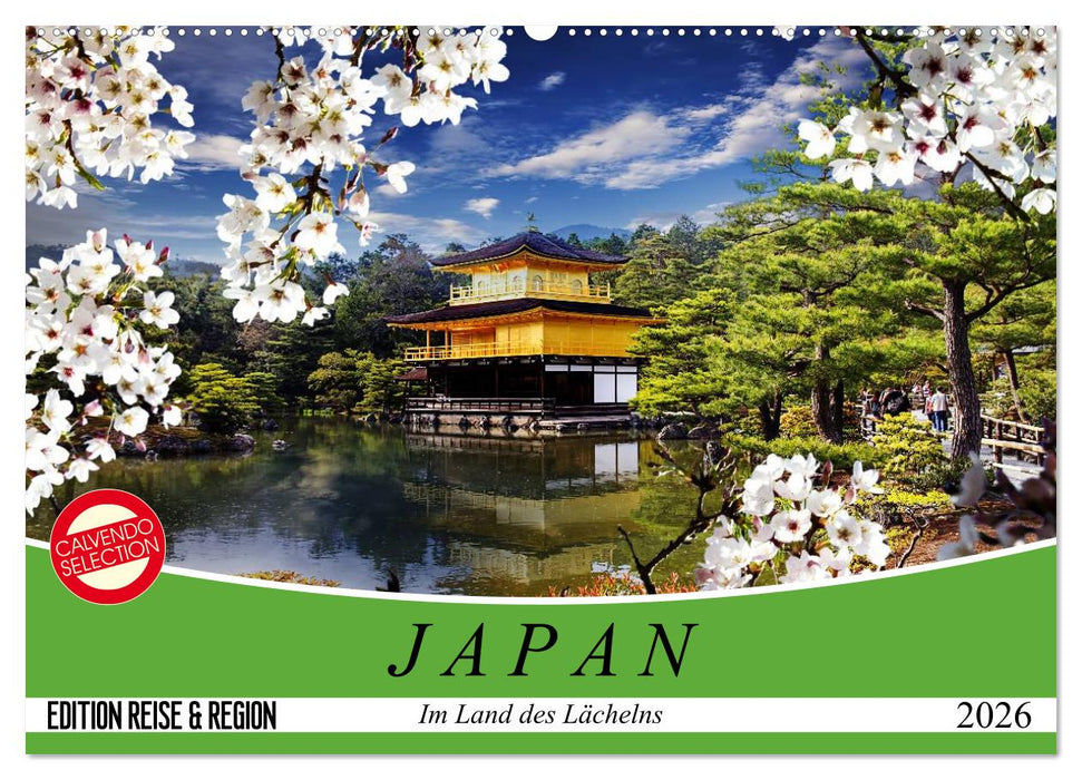 Japan. Im Land des Lächelns (CALVENDO Wandkalender 2026)
