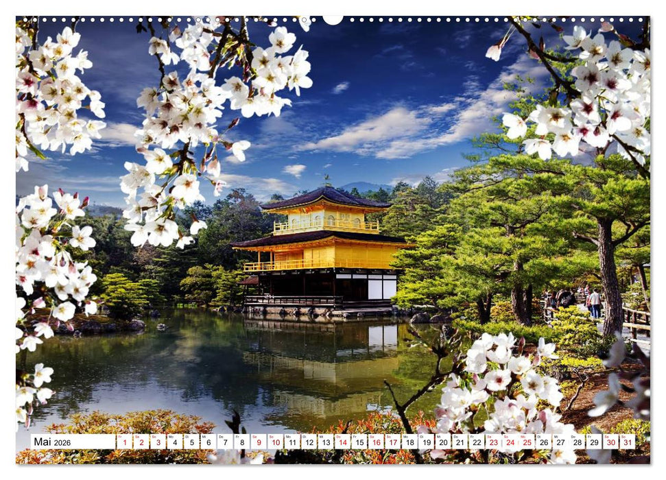 Japan. Im Land des Lächelns (CALVENDO Wandkalender 2026)