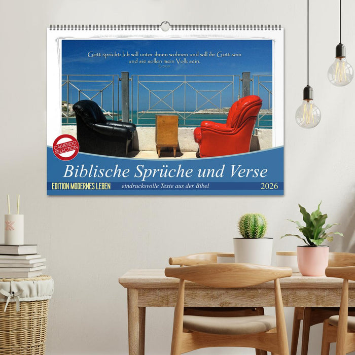 Biblische Sprüche und Verse (CALVENDO Wandkalender 2026)