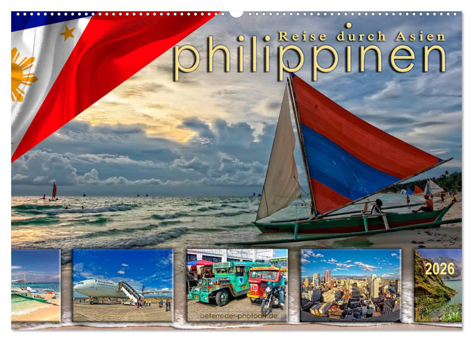 Reise durch Asien - Philippinen (CALVENDO Wandkalender 2026)