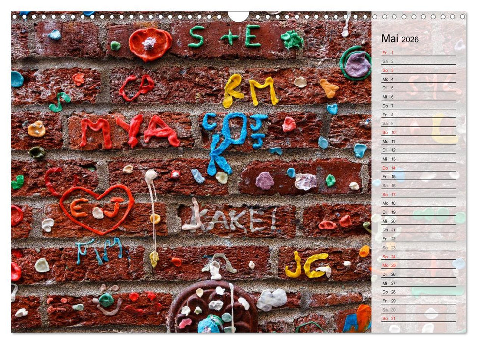 Eine Reise nach Seattle (CALVENDO Wandkalender 2026)