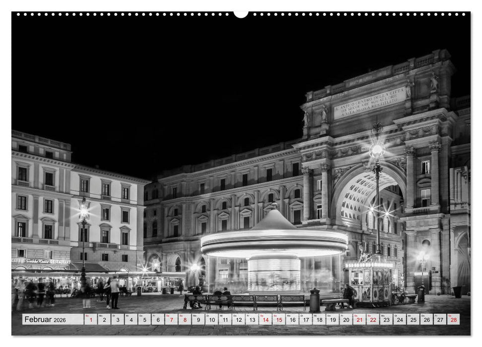 FLORENZ Monochrome Impressionen (CALVENDO Wandkalender 2026)