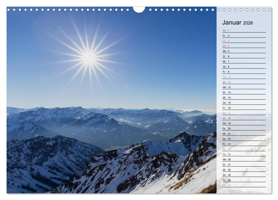 Oberallgäuer Landschaft (CALVENDO Wandkalender 2026)