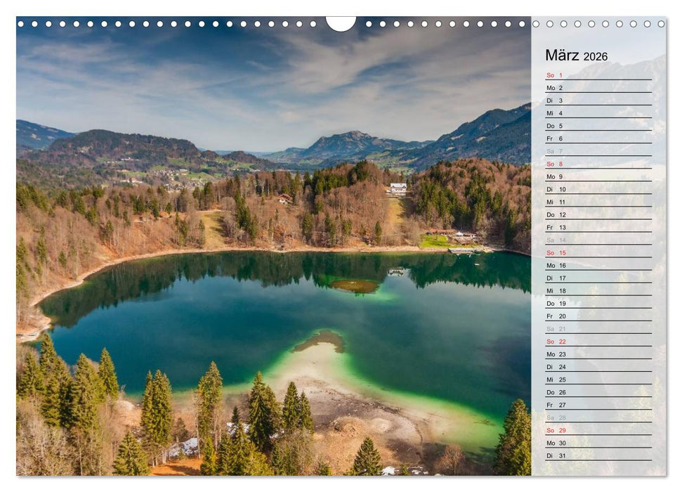 Oberallgäuer Landschaft (CALVENDO Wandkalender 2026)