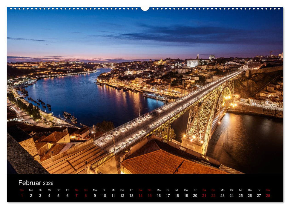 Portugisische Landschaften (CALVENDO Wandkalender 2026)