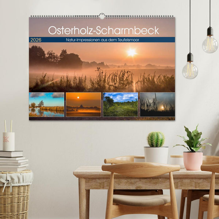 Osterholz-Scharmbeck, Natur-Impressionen aus dem Teufelsmoor (CALVENDO Wandkalender 2026)