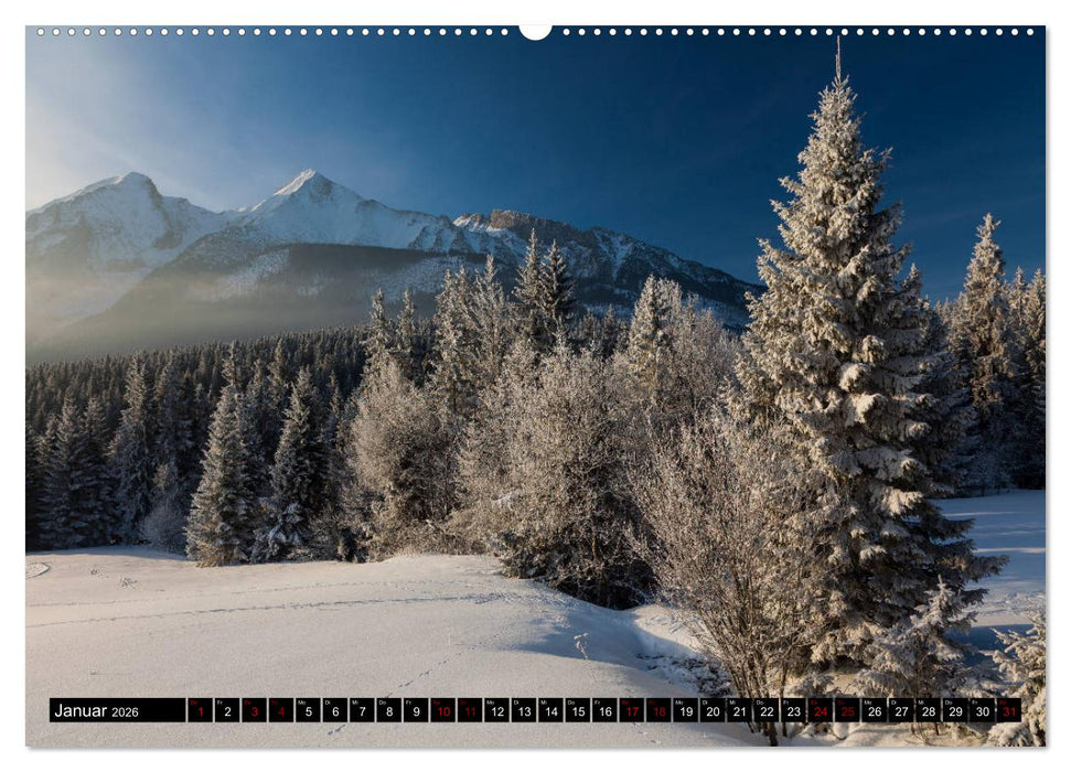 Tatra. Polen und Slowakei (CALVENDO Wandkalender 2026)