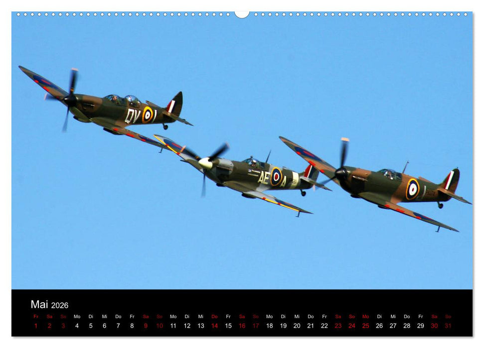 Oldtimer am Himmel (CALVENDO Wandkalender 2026)