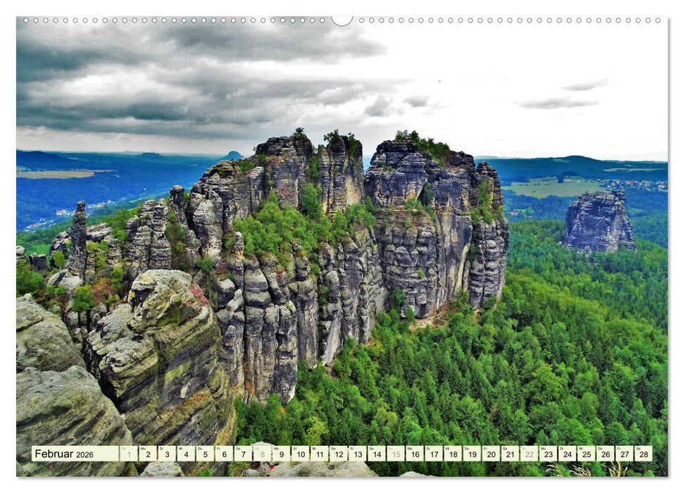 Wandererlebnisse in der Sächsischen Schweiz (CALVENDO Wandkalender 2026)