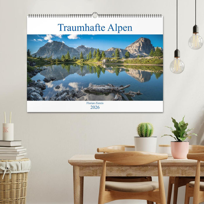 Traumhafte Alpen (CALVENDO Wandkalender 2026)