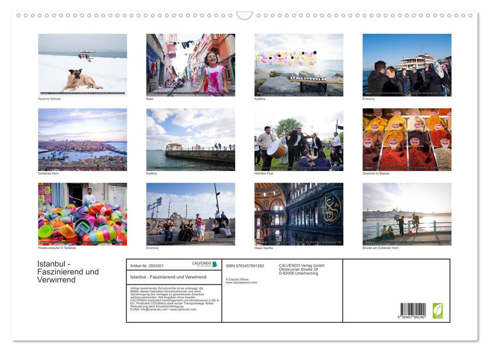 Istanbul - Faszinierend und Verwirrend (CALVENDO Wandkalender 2026)