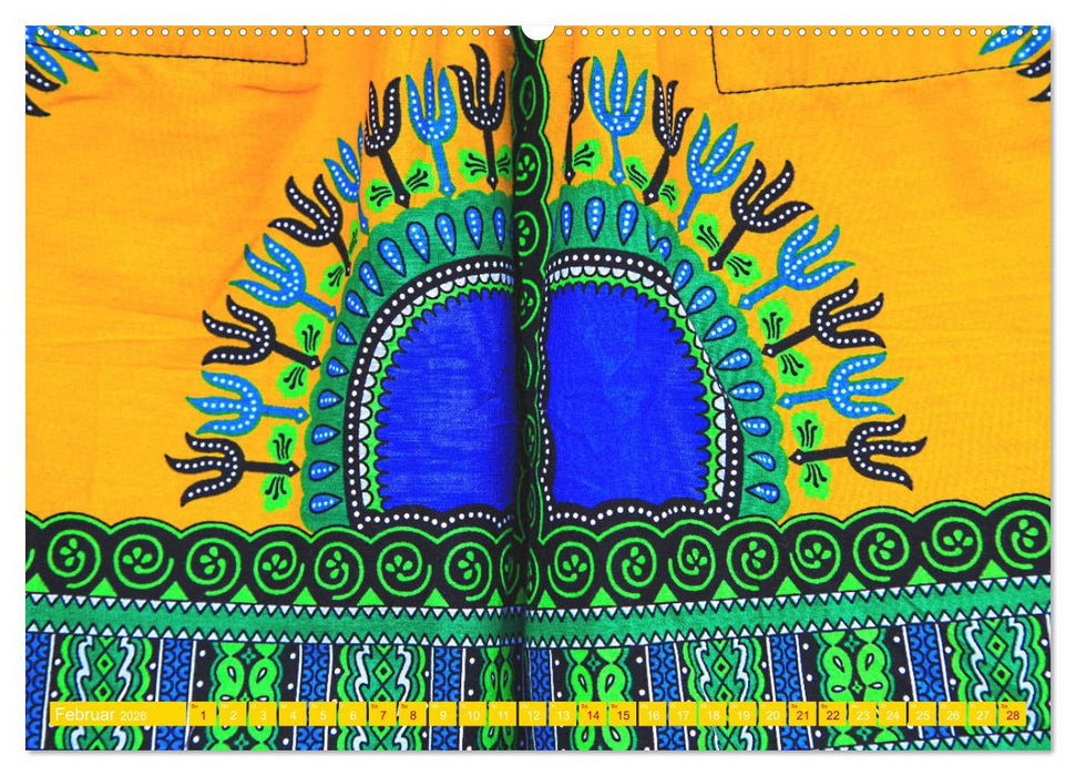 Farbenfrohes Afrika (CALVENDO Wandkalender 2026)