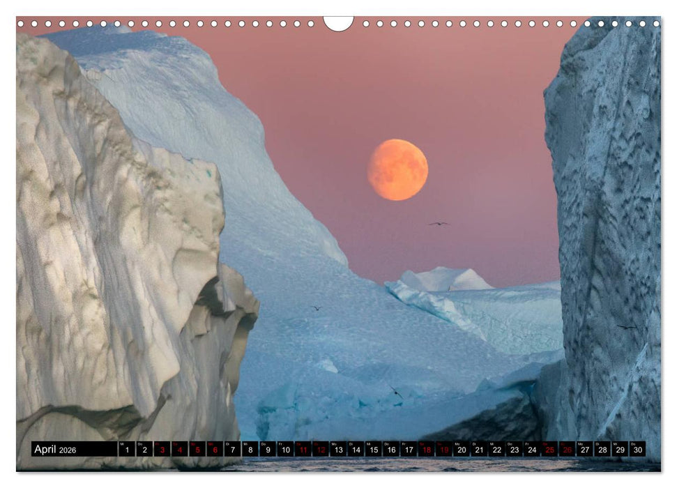 GRÖNLAND Eisfjord und Diskobucht (CALVENDO Wandkalender 2026)