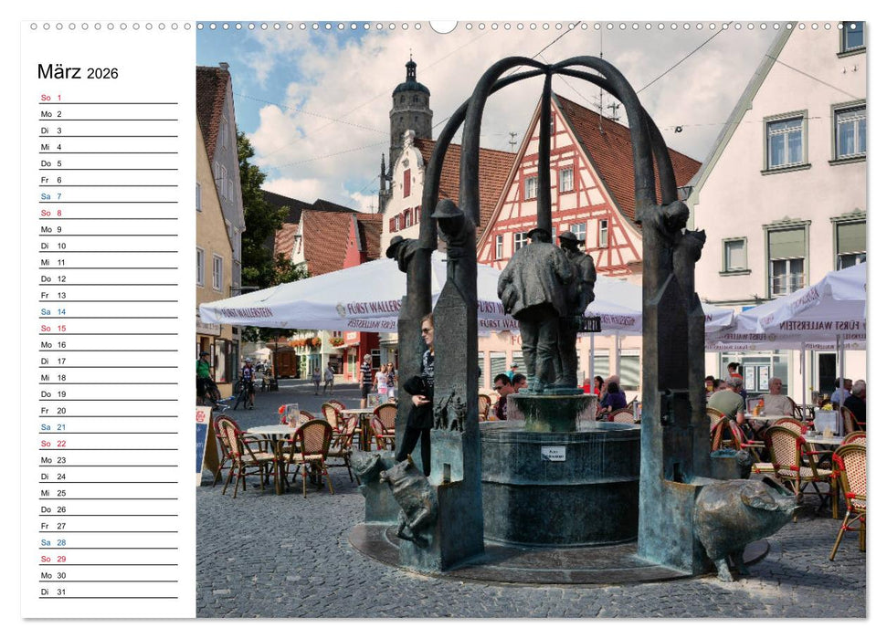 Nördlingen - Ansichtssache (CALVENDO Wandkalender 2026)