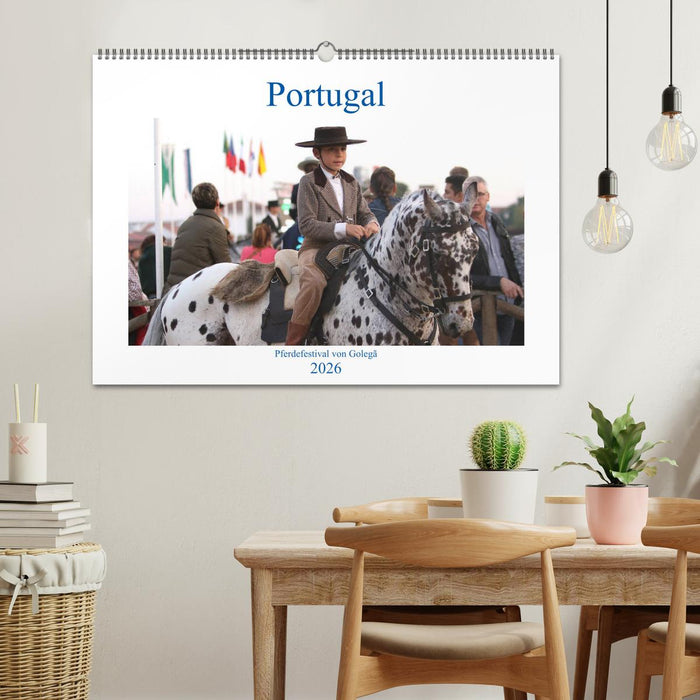 Portugal - Pferdefestival von Golegã (CALVENDO Wandkalender 2026)