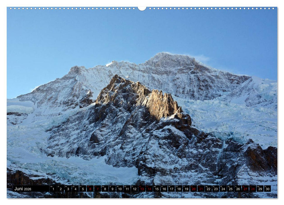 Eiger, Mönch und Jungfrau 2026 (CALVENDO Wandkalender 2026)