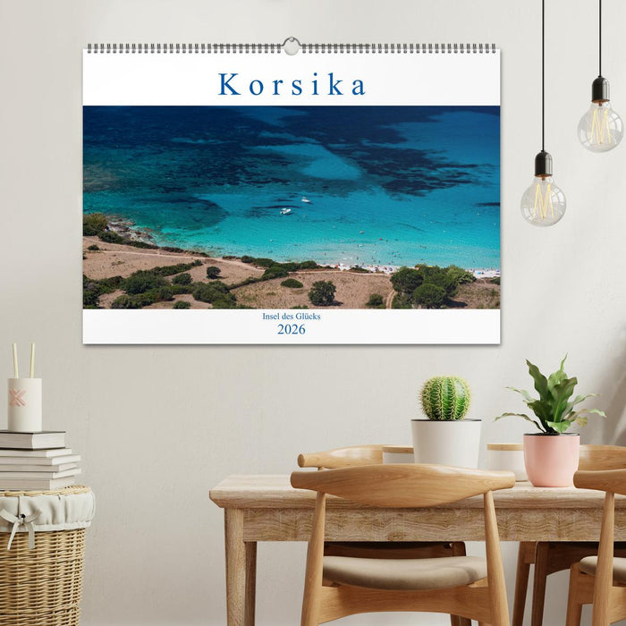 Korsika - Insel des Glücks (CALVENDO Wandkalender 2026)