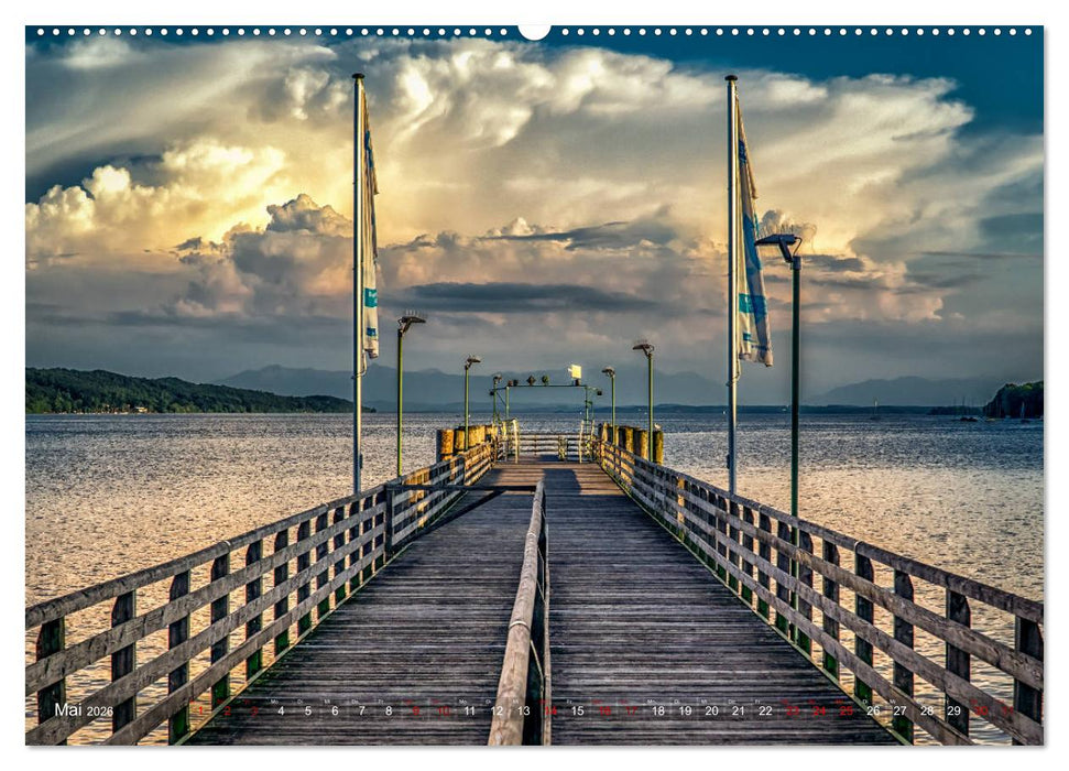 Fünf-Seen-Land (CALVENDO Wandkalender 2026)