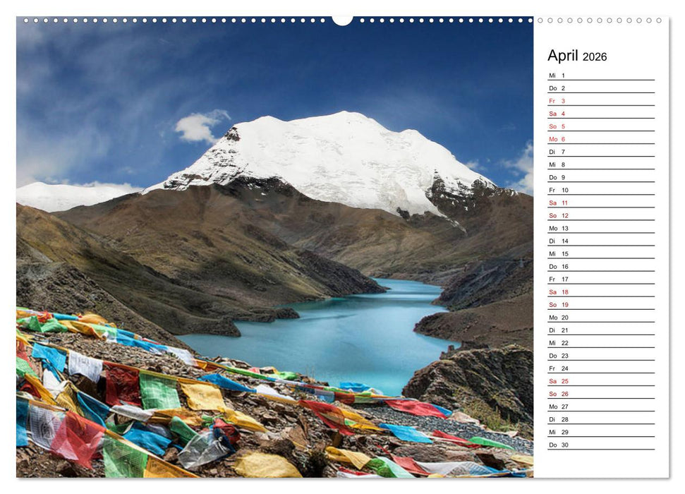 Tibet Momente (CALVENDO Wandkalender 2026)
