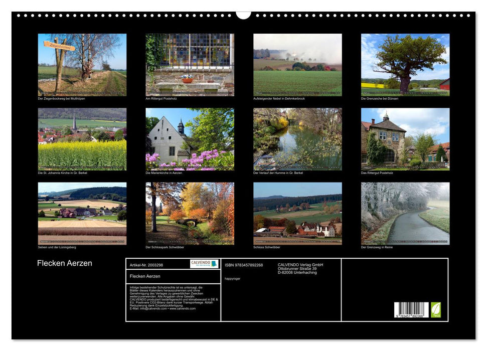 Flecken Aerzen (CALVENDO Wandkalender 2026)