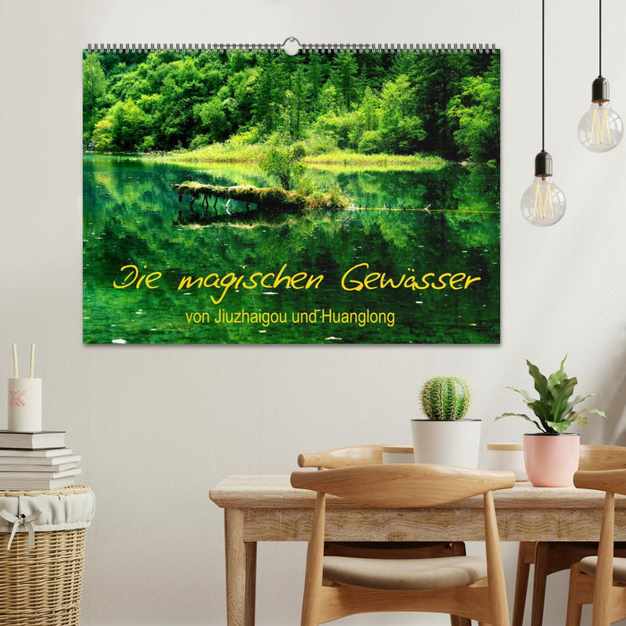 Die magischen Gewässer von Jiuzhaigou und Huanglong (CALVENDO Wandkalender 2026)