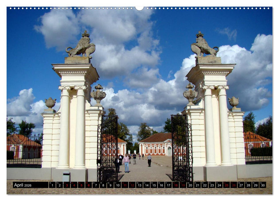 Traumschlösser in Lettland (CALVENDO Wandkalender 2026)
