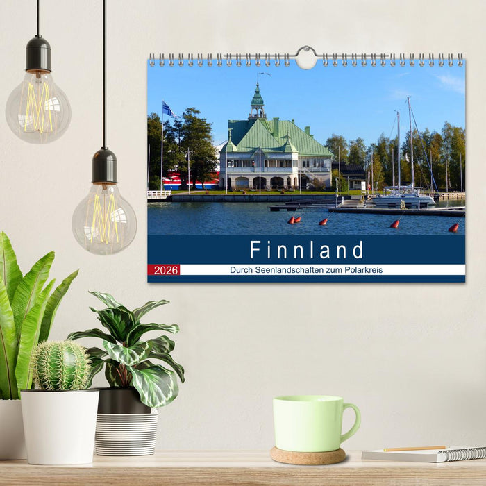 Finnland - Durch Seenlandschaften zum Polarkreis (CALVENDO Wandkalender 2026)