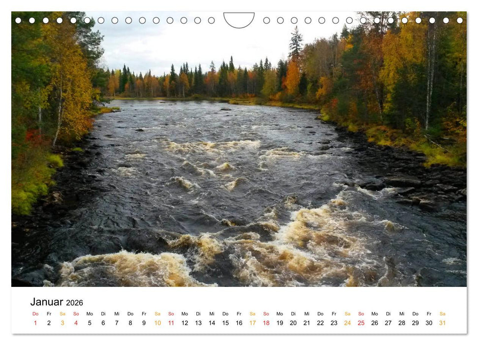 Finnland - Durch Seenlandschaften zum Polarkreis (CALVENDO Wandkalender 2026)