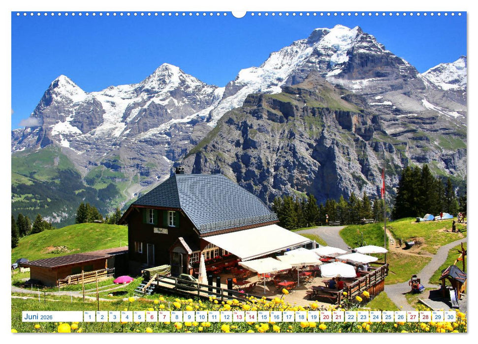 Schweizer Bergblicke (CALVENDO Wandkalender 2026)