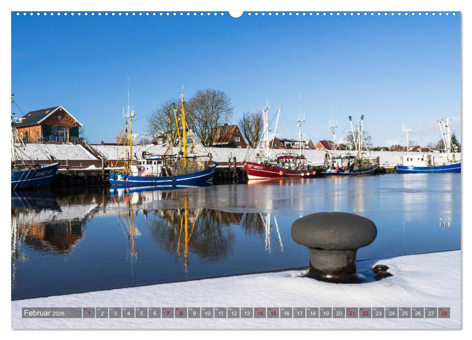 KRUMMHÖRN Achtzehn Warfendörfer plus ein Fischerdorf (CALVENDO Wandkalender 2026)