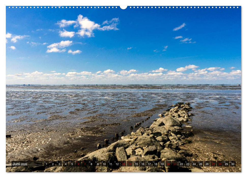 KRUMMHÖRN Achtzehn Warfendörfer plus ein Fischerdorf (CALVENDO Wandkalender 2026)