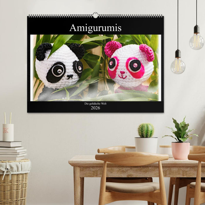 Amigurumi - Die gehäkelte Welt (CALVENDO Wandkalender 2026)