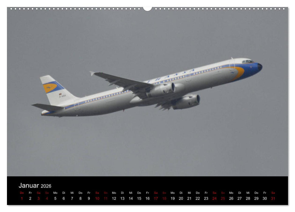 Im alten Glanz: Flugzeuge in Retro Livery (CALVENDO Wandkalender 2026)