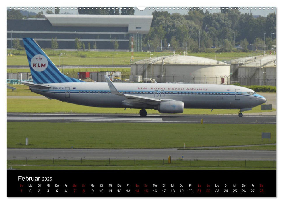 Im alten Glanz: Flugzeuge in Retro Livery (CALVENDO Wandkalender 2026)