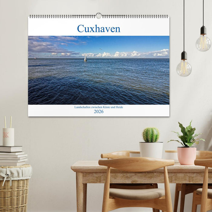 Cuxhaven, Landschaften zwischen Küste und Heide (CALVENDO Wandkalender 2026)