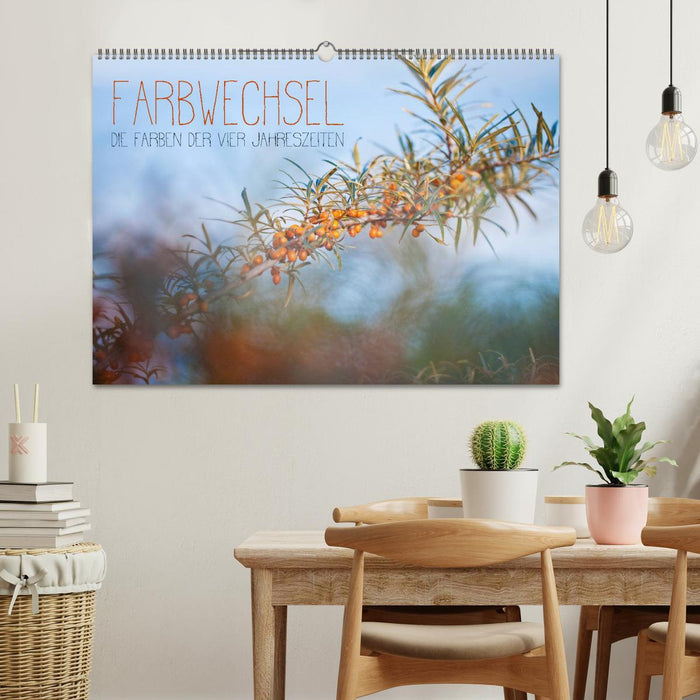Farbwechsel - Die Farben der vier Jahreszeiten (CALVENDO Wandkalender 2026)