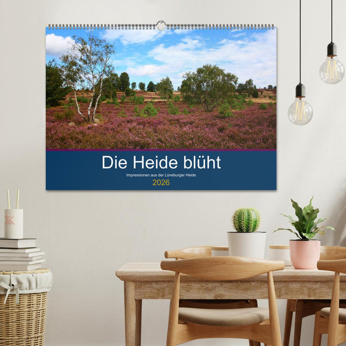 Die Heide blüht (CALVENDO Wandkalender 2026)