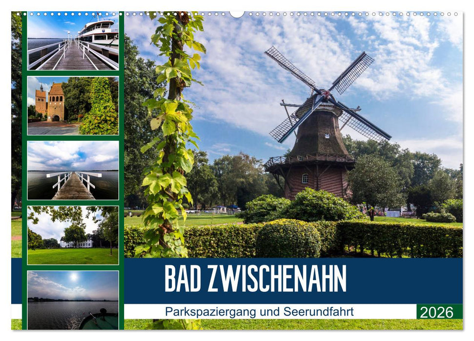 Bad Zwischenahn, Parkspaziergang und Seerundfahrt (CALVENDO Wandkalender 2026)