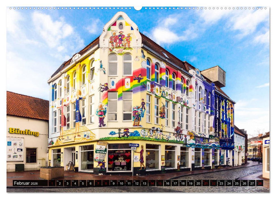 LEER Museumshafen und Altstadt (CALVENDO Wandkalender 2026)