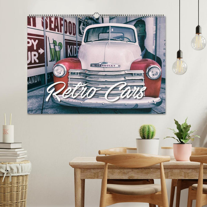 Retro Cars (CALVENDO Wandkalender 2026)