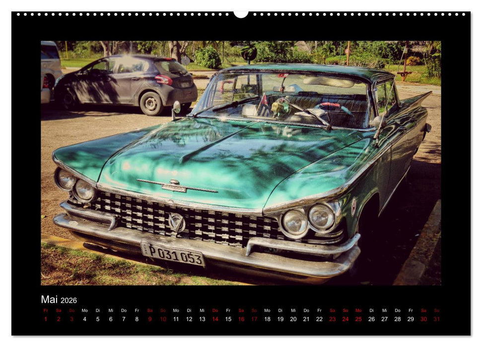 Retro Cars (CALVENDO Wandkalender 2026)